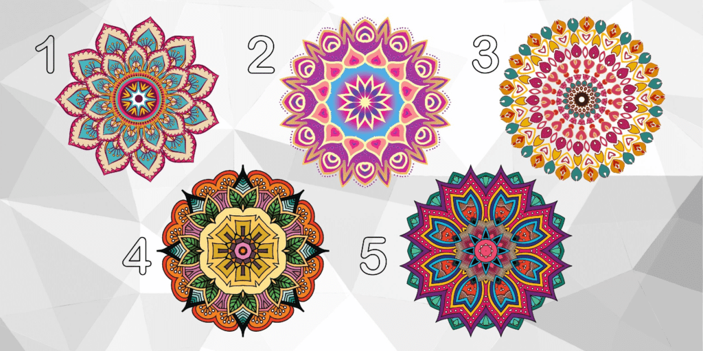 Personlighetstest: Välj en av 5 mystiska mandalas och avslöja hemligheterna bakom din sociala dynamik!