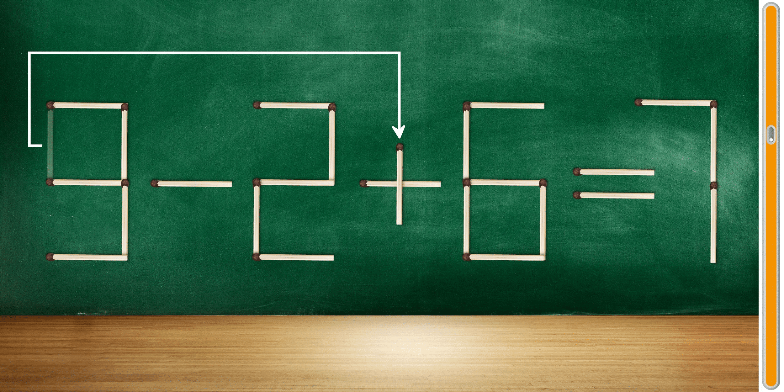 Matematisk utmaning: Testa din IQ! Kan du lösa detta pussel genom att bara flytta en match på mindre än 8 sekunder?