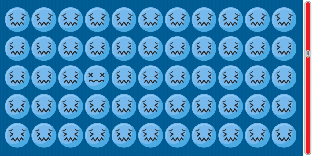 Visuell utmaning: Testa din synskärpa genom att avslöja den dolda emoji-inkräktaren på mindre än 8 sekunder! Ett äventyr för ögat som kommer att utmana och underhålla dig som aldrig förr.