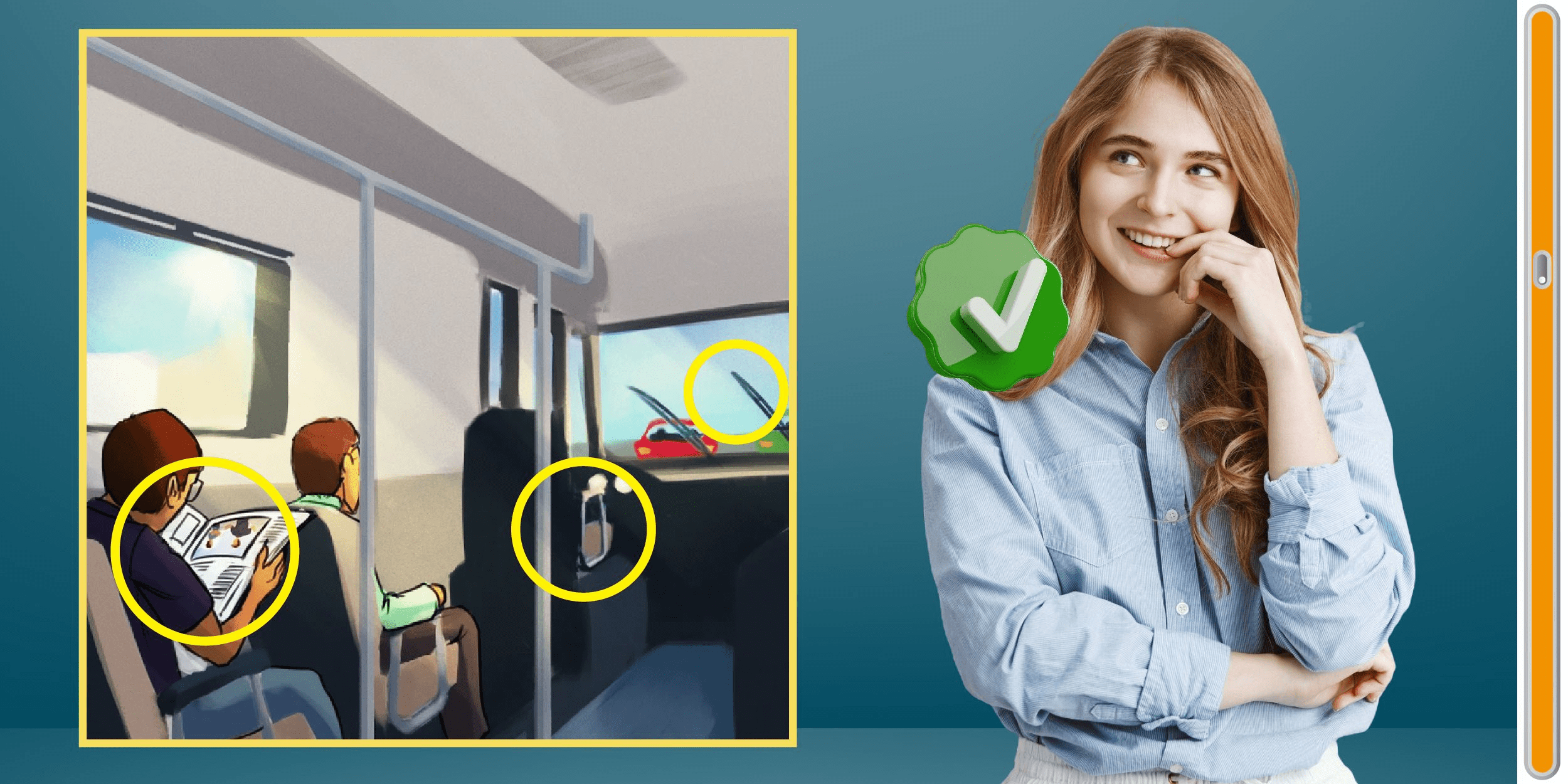 Visuell utmaning: testa din uppmärksamhet och hitta de 3 misstagen! Du har bara 15 sekunder på dig att visa dina observationsförmåga och bli en mästare av detaljer.