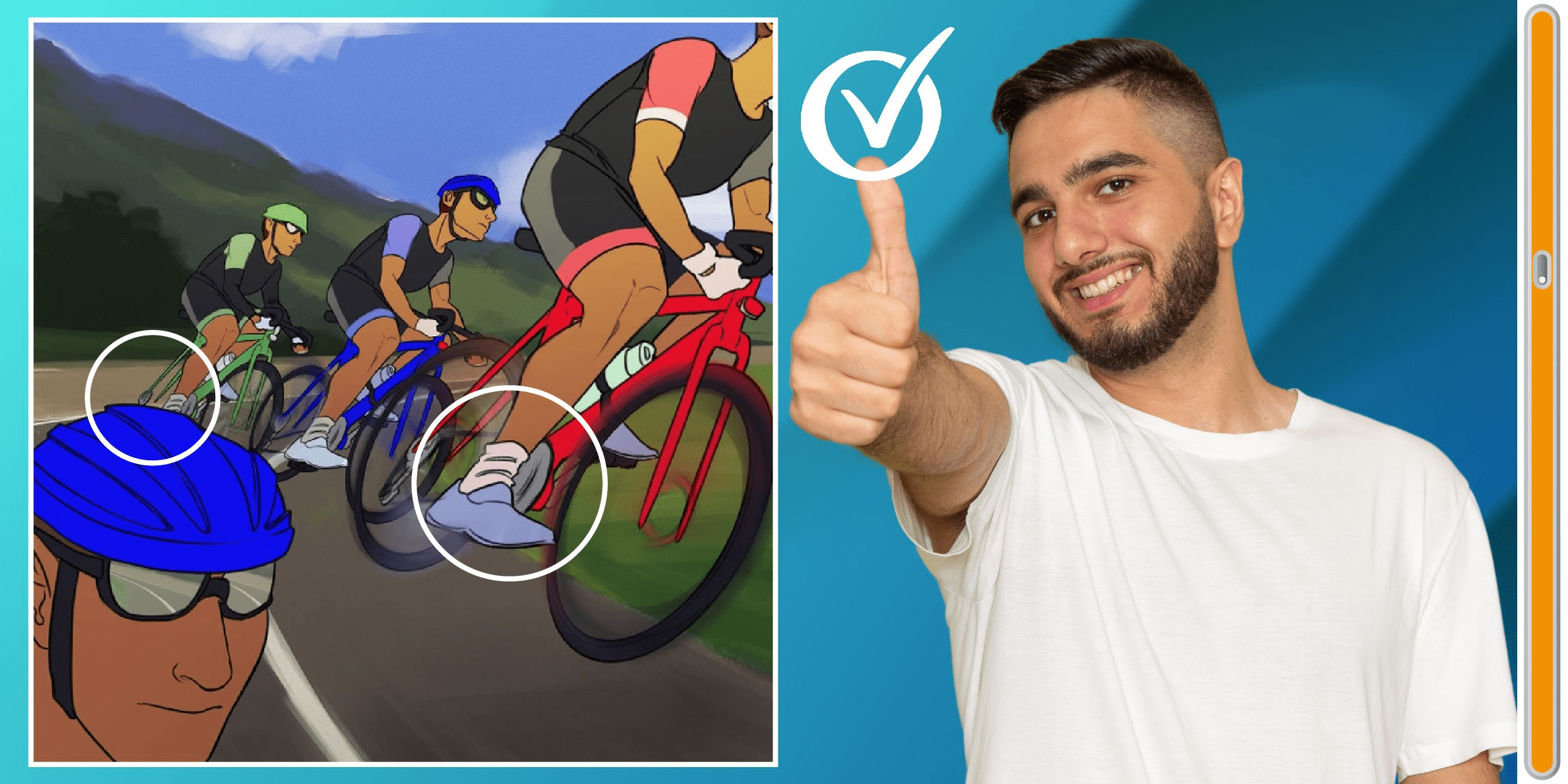 Observationsspel: är du tillräckligt snabb för att upptäcka det dolda misstaget bland dessa cyklister? Testa din uppmärksamhet och hitta fallgropen på mindre än 10 sekunder!